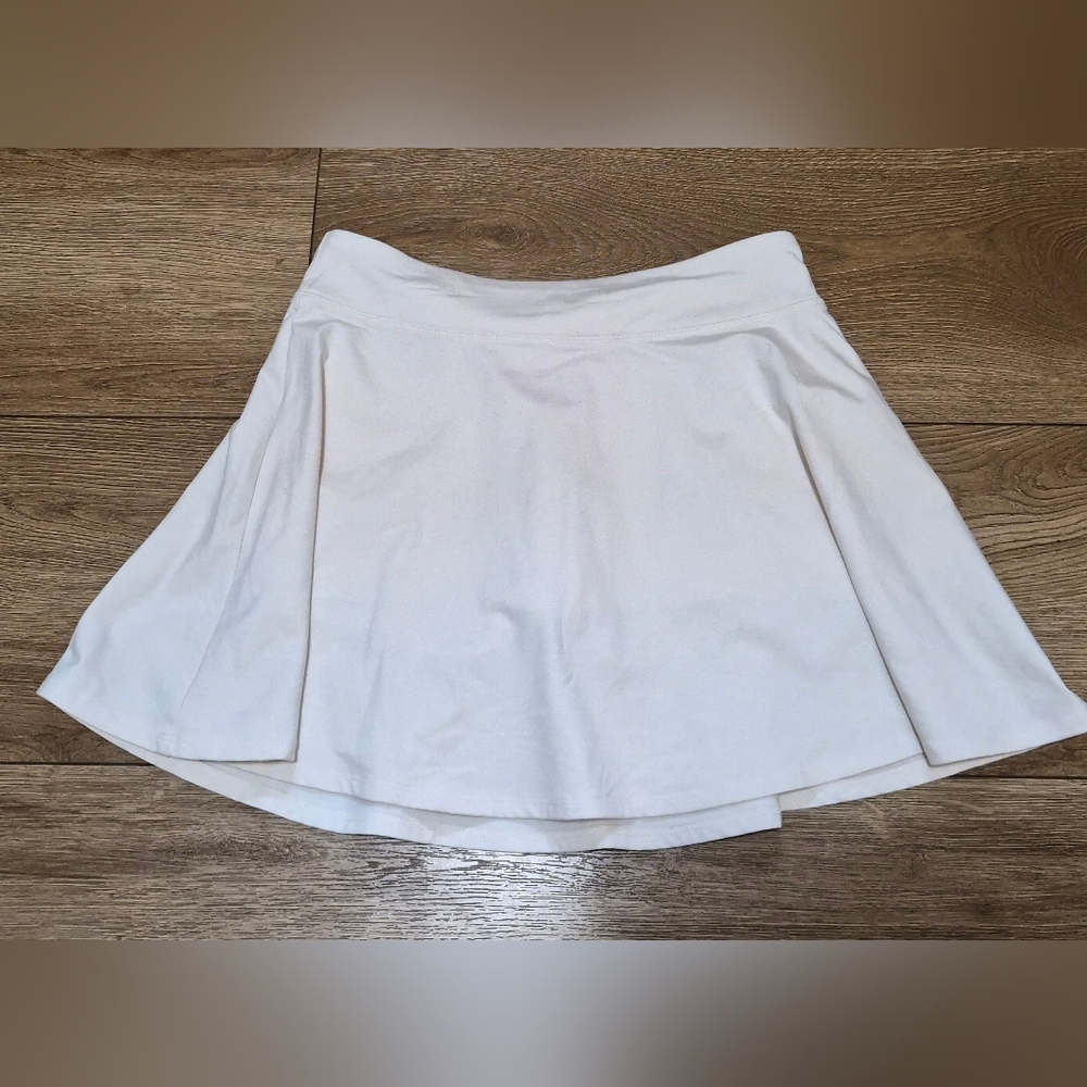 [NWOT] Athletic Works Girls Butter Core Skort Off White / Mother of Pearl XXL